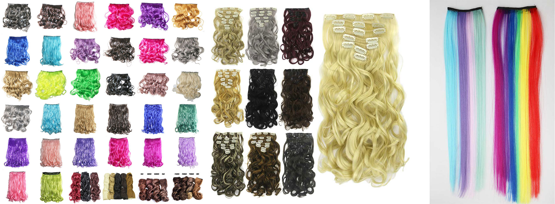 clips on hair